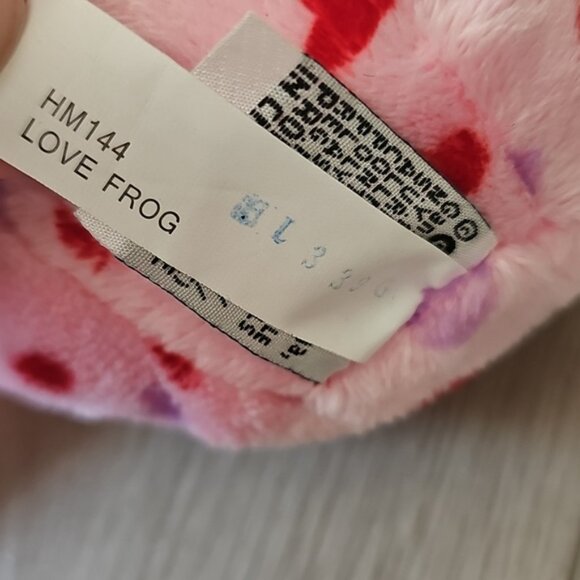 Webkinz Pink Love Frog HM144 Plush - Picture 6 of 6